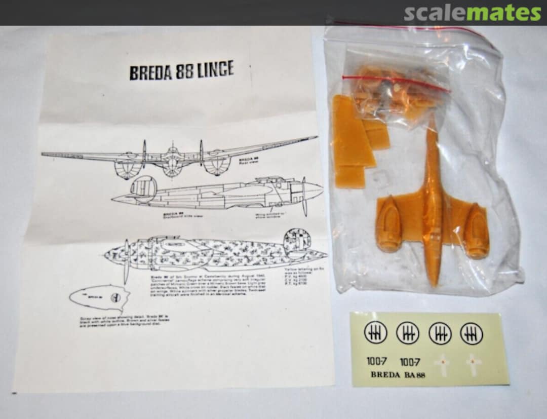 Contents Breda Ba88  VAMI Models