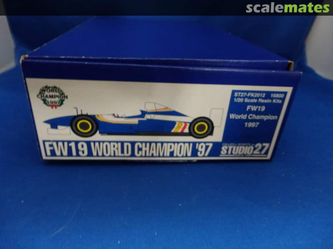 Boxart Williams FW19 World Champion 1997 ST27-FK20212C Studio27 Boxart Williams FW19 World Champion 1997 ST27-FK20212C Studio27