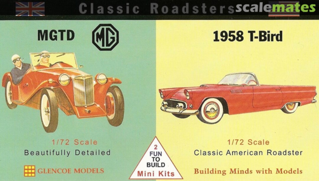 Boxart MGTD / 1958 T-Bird 3606 Glencoe Models