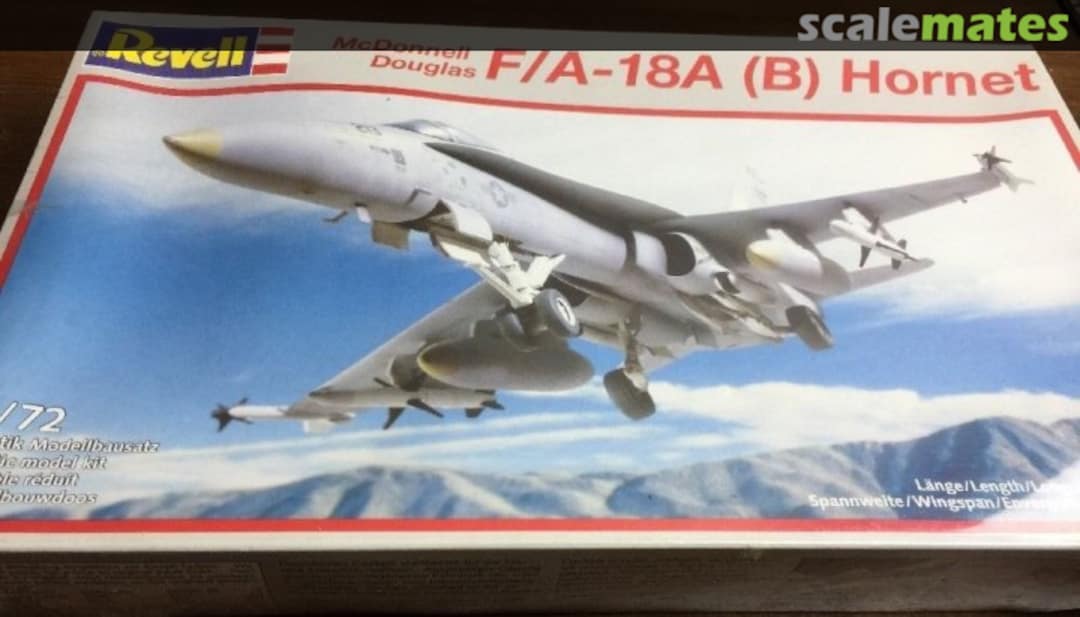 Boxart McDonnell Douglas F/A-18A (B) Hornet 4360 Revell Boxart McDonnell Douglas F/A-18A (B) Hornet 4360 Revell
