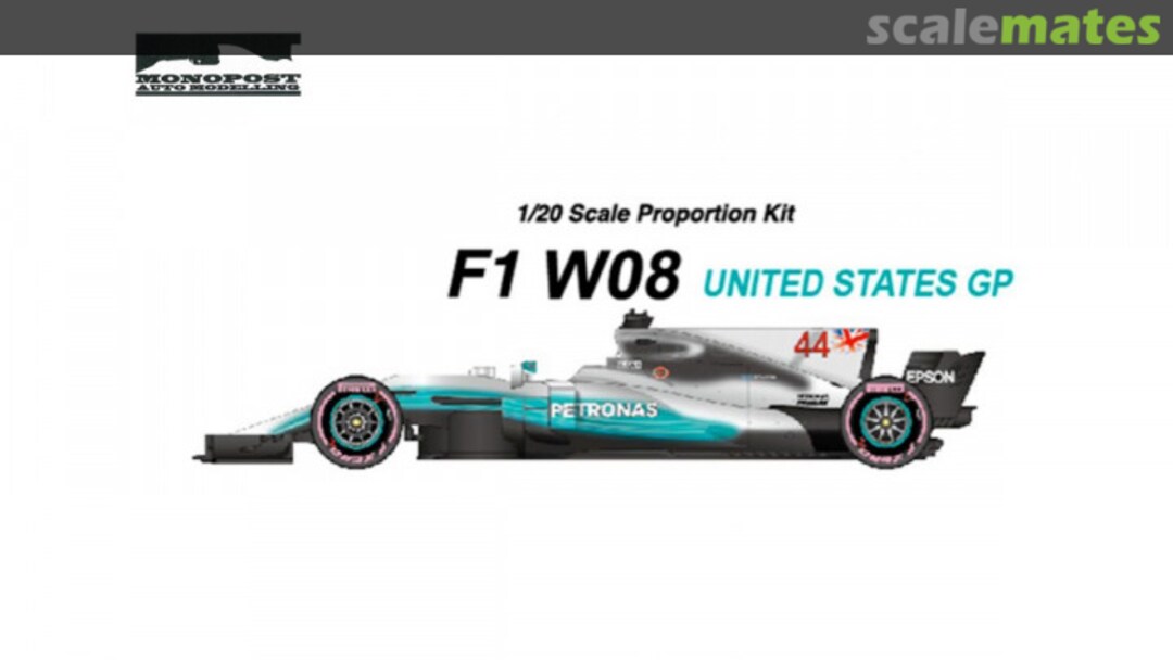 Boxart Mercedes F1 W08 2017 United States GP MP-037 Monopost Boxart Mercedes F1 W08 2017 United States GP MP-037 Monopost