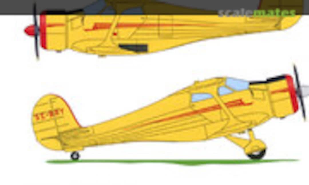 1:48 Beechcraft D-17S Staggerwing (Moose Republic Decals 48001) 48001