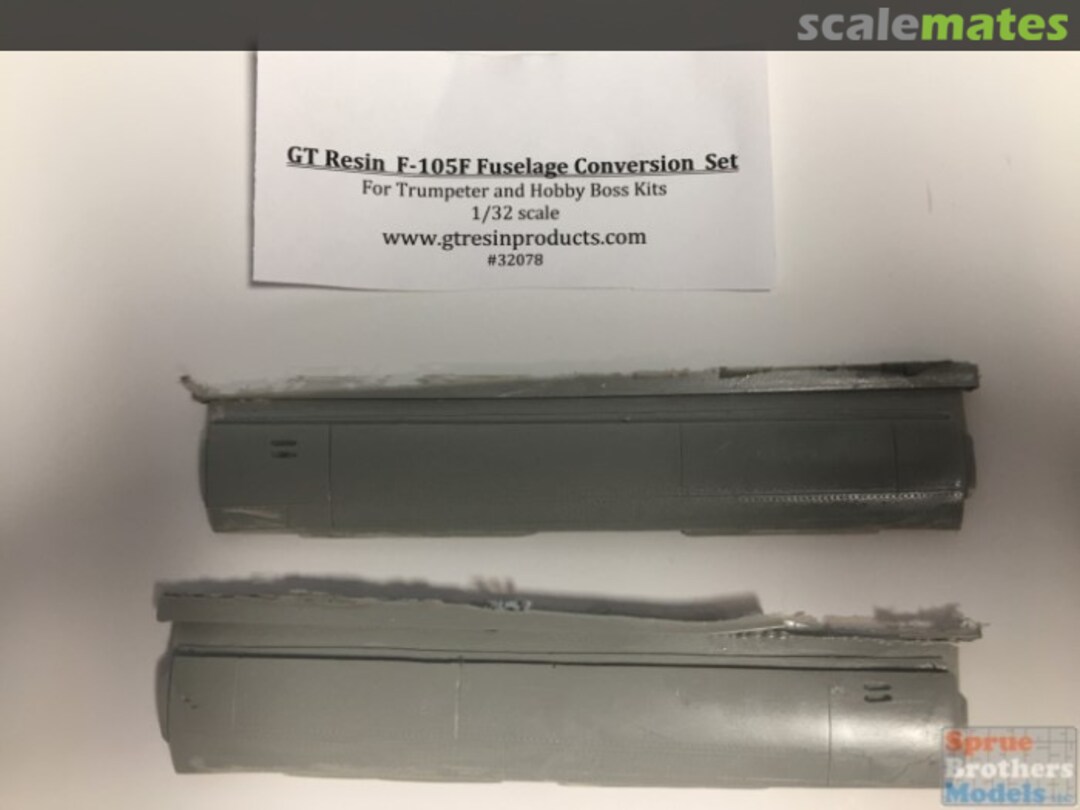 Boxart F-105F Thunderchief Fuselage Conversion Set (TRP/HBS kit) 32078 GT Resin Boxart F-105F Thunderchief Fuselage Conversion Set (TRP/HBS kit) 32078 GT Resin