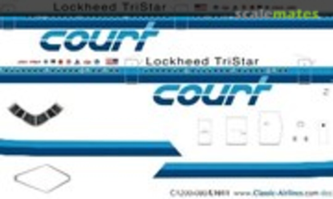 1:200 Court/EAL L1011 (Classic Airlines CA200-080) CA200-080
