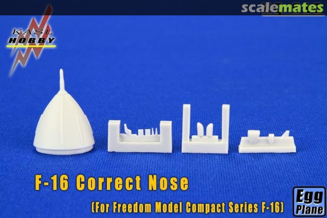 Boxart F-16 Correct Nose KQ-018 Kasl Hobby