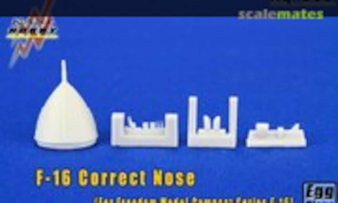 1:Egg F-16 Correct Nose (Kasl Hobby KQ-018) KQ-018