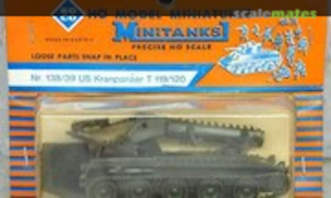 1:87 Tank Recovery Vehicle T-119/120 (Roco Minitanks Z-138/139)