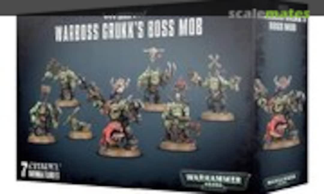 28mm Warboss Grukk's Boss Mob (Games Workshop 50-33) 50-33