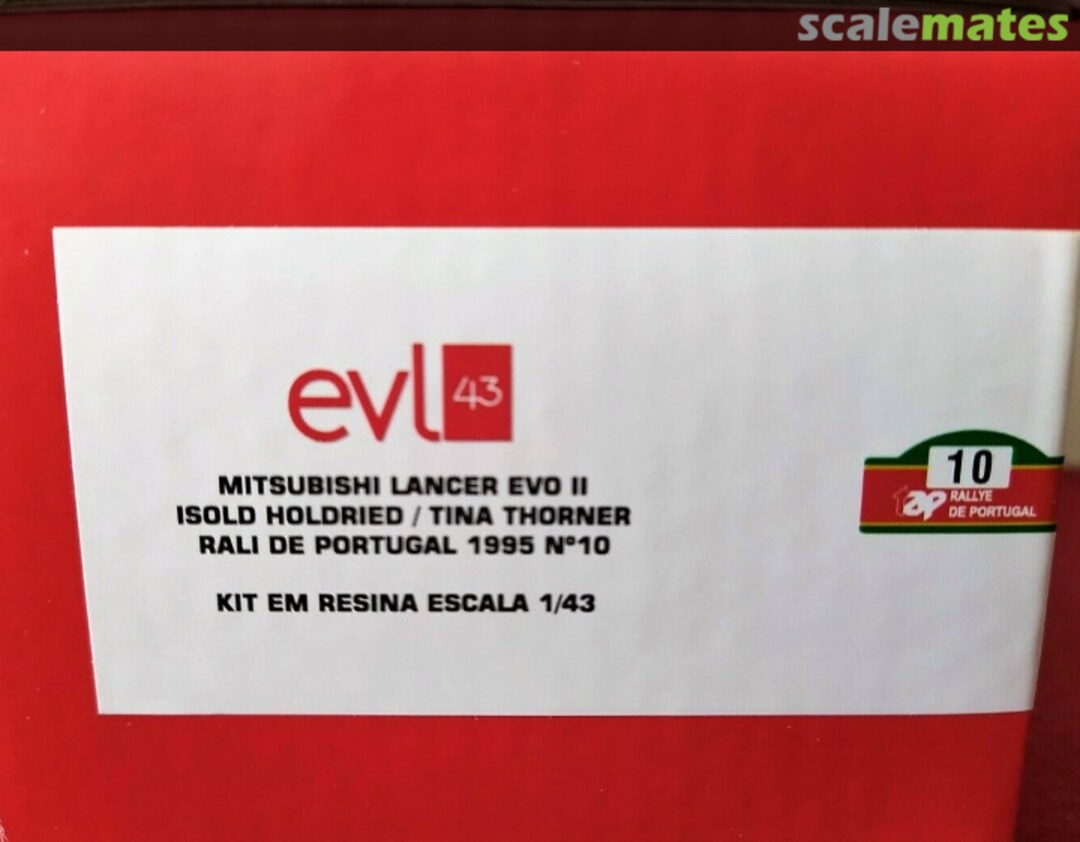 Boxart Mitsubishi Lancer Evo II [GG-R 76] "Veedol" 195xxVL EVL 43