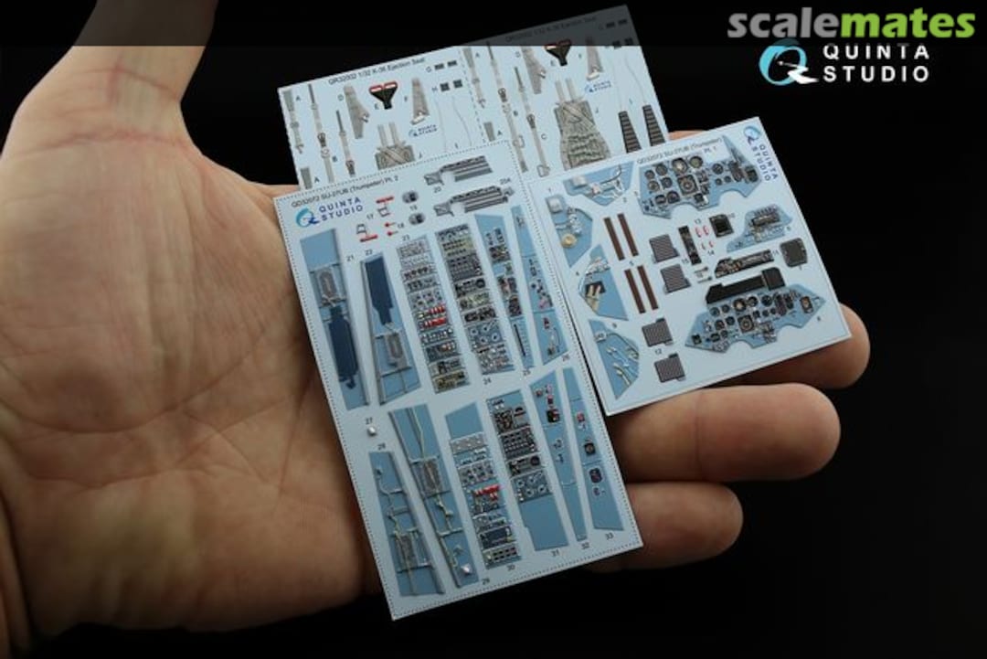 Contents Su-27UB Flanker-C interior 3D decals QD32072 Quinta Studio Contents Su-27UB Flanker-C interior 3D decals QD32072 Quinta Studio