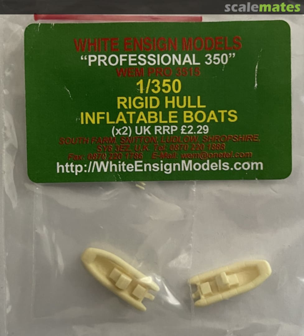 Boxart Rigid Hull Inflatable Boats PRO 3515 White Ensign Models Boxart Rigid Hull Inflatable Boats PRO 3515 White Ensign Models