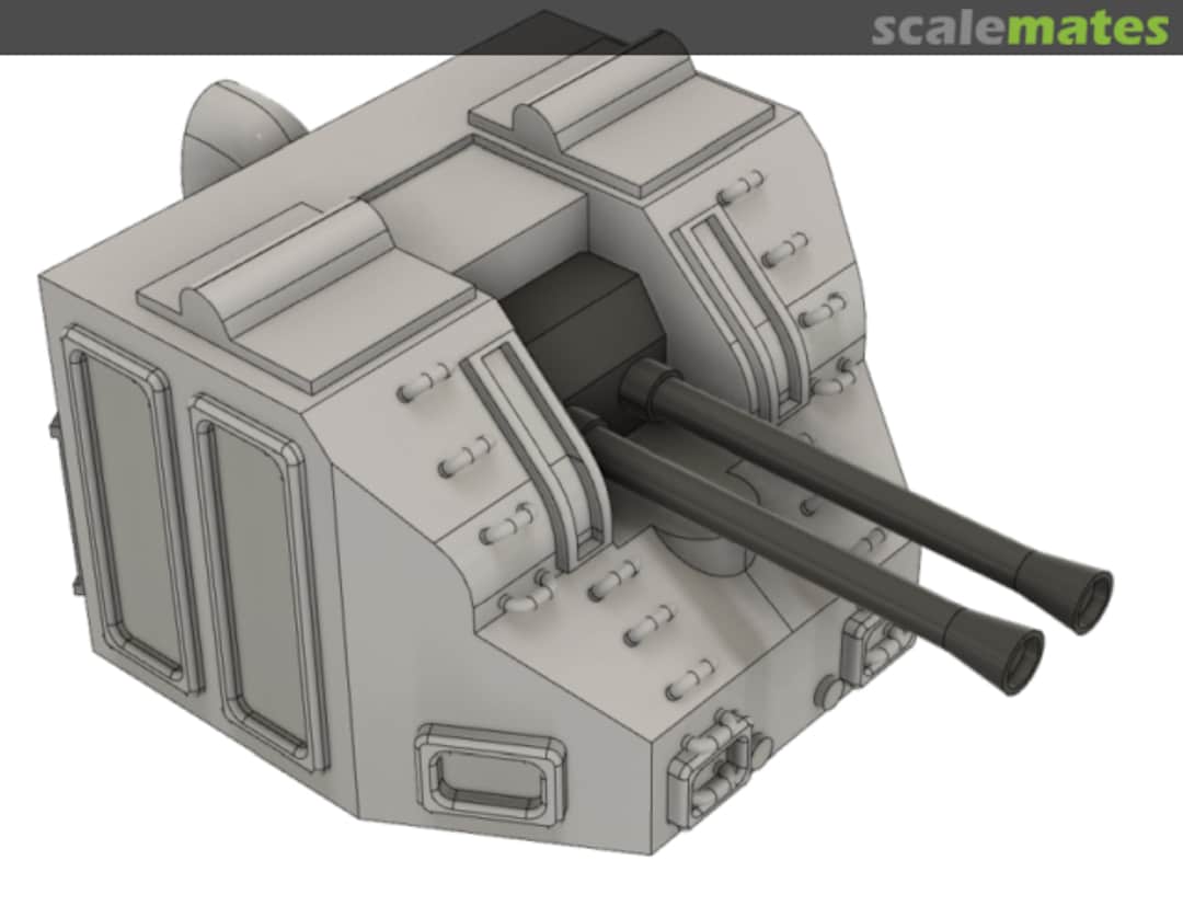 Boxart Turrets 57mm double 3D 144 020 L'Arsenal Boxart Turrets 57mm double 3D 144 020 L'Arsenal