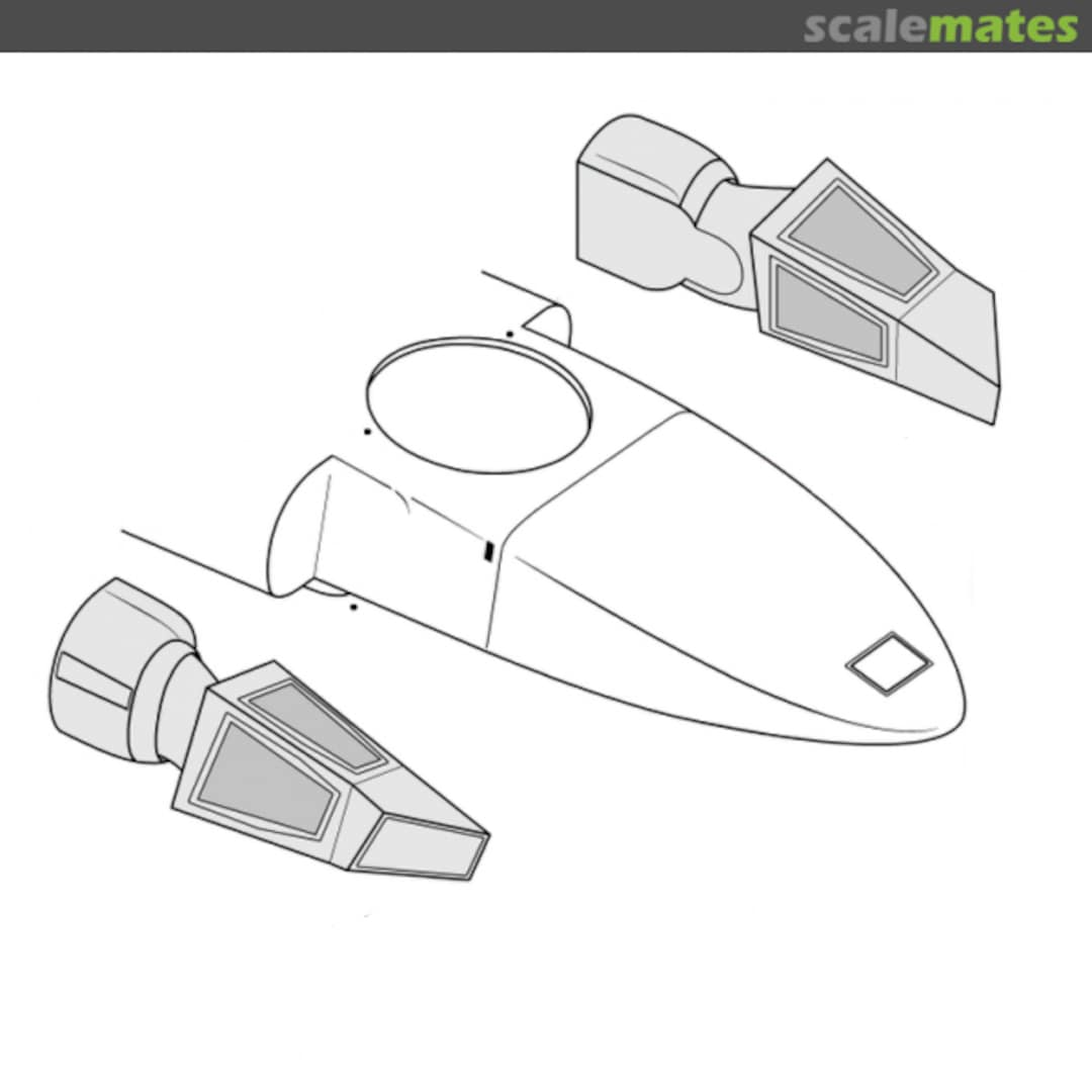 Boxart Sikorsky UH-60 Black Hawk Engine Inlet Barrier Filters TC72137 HELI Resin Kits Boxart Sikorsky UH-60 Black Hawk Engine Inlet Barrier Filters TC72137 HELI Resin Kits