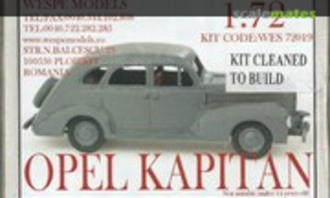 1:72 Opel Kapitän (Wespe Models WES 72019) WES 72019