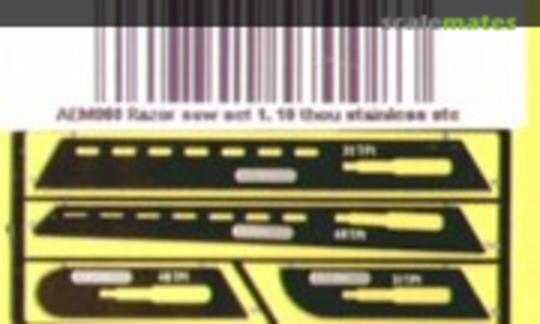 No Razor saw Set No.1. 10 thous stainless steel razor saw (Airwaves AEM008) AEM008