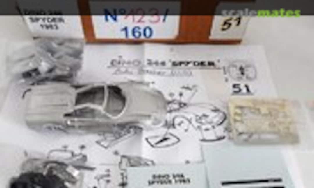 1:43 Dino 246 Spyder (Andre Marie Ruf 51)