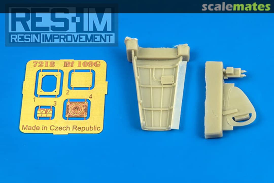 Boxart Messerschmitt Bf-109G Radio Equipment (resin) 7218 RES-IM Boxart Messerschmitt Bf-109G Radio Equipment (resin) 7218 RES-IM