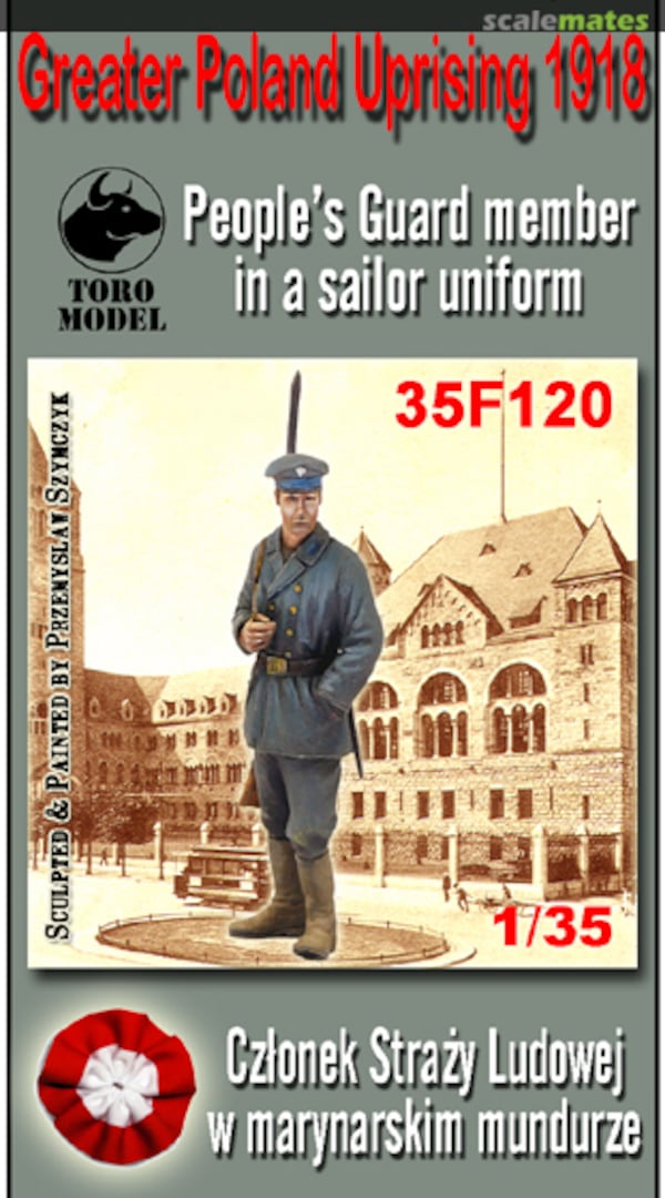 Boxart Greater Poland Uprising 1918 People's Guard Member in a Sailor Uniform 35F120 ToRo Model Boxart Greater Poland Uprising 1918 People's Guard Member in a Sailor Uniform 35F120 ToRo Model