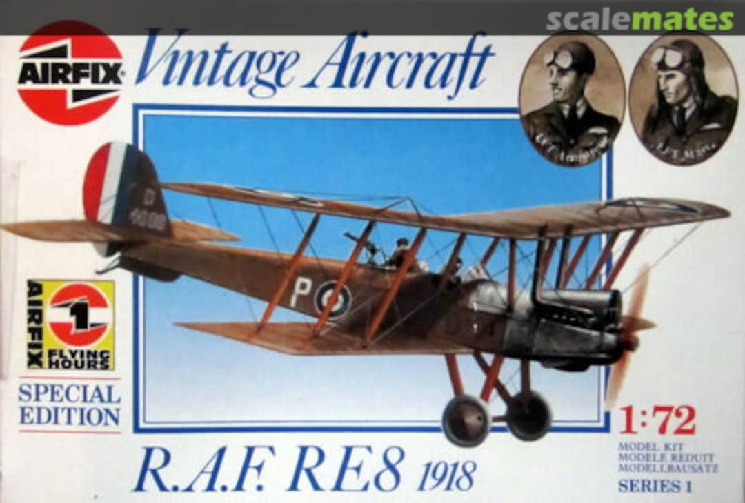 Boxart R.A.F. RE8 1918 01076 Airfix