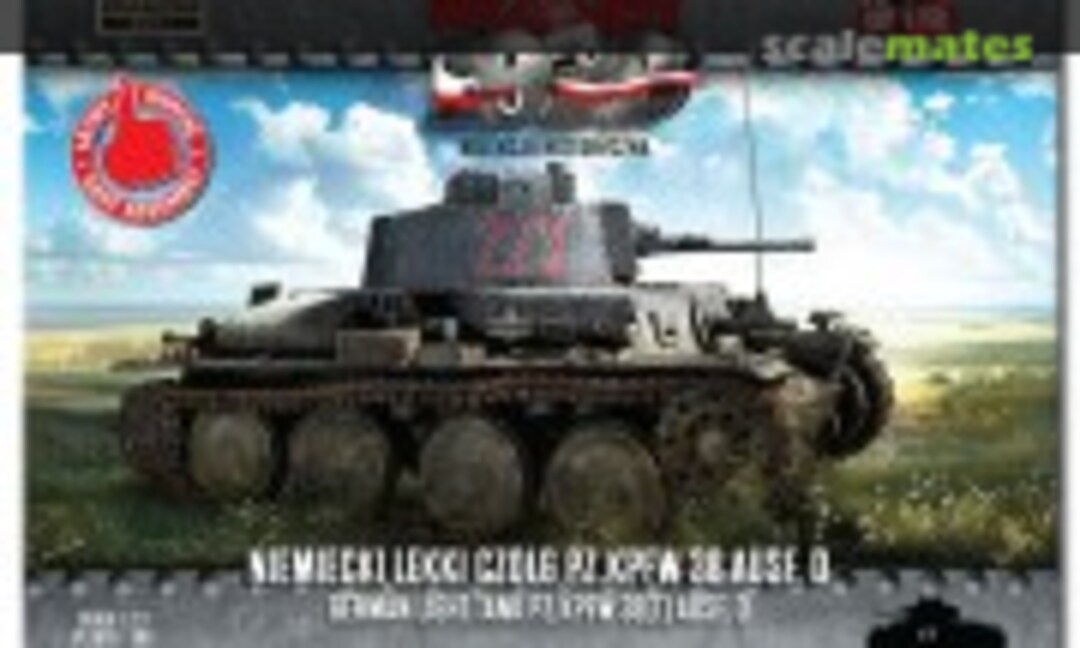 1:72 Pz.Kpfw. 38(t) Ausf. D (First to Fight PL1939-109)