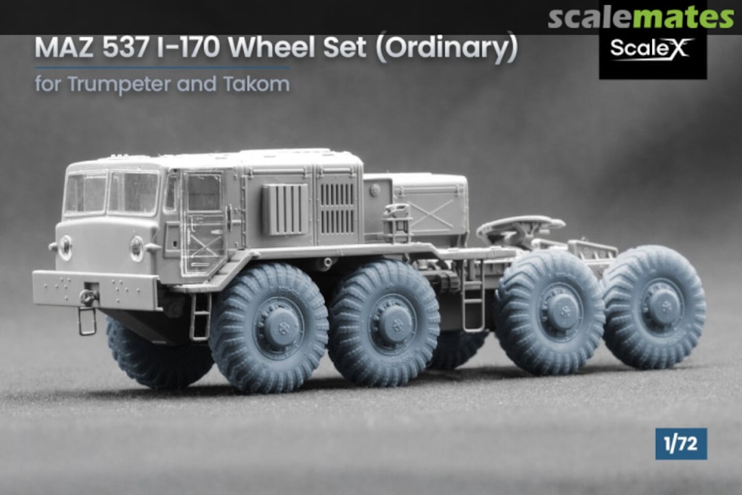 Boxart MAZ-537 I-170 Wheel Set (Ordinary) WM 72005 ScaleX
