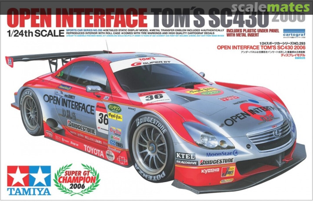 Boxart Open Interface Toms's SC430 2006 24293 Tamiya