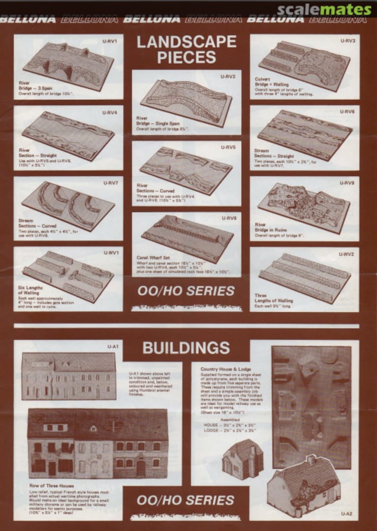 Boxart Canal Wharf set U-RV8 Bellona Micro Mold Plastics