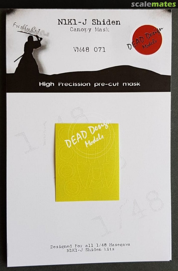 Boxart N1K1-J Shiden - Canopy Mask VM48071 DEAD Design Models Boxart N1K1-J Shiden - Canopy Mask VM48071 DEAD Design Models