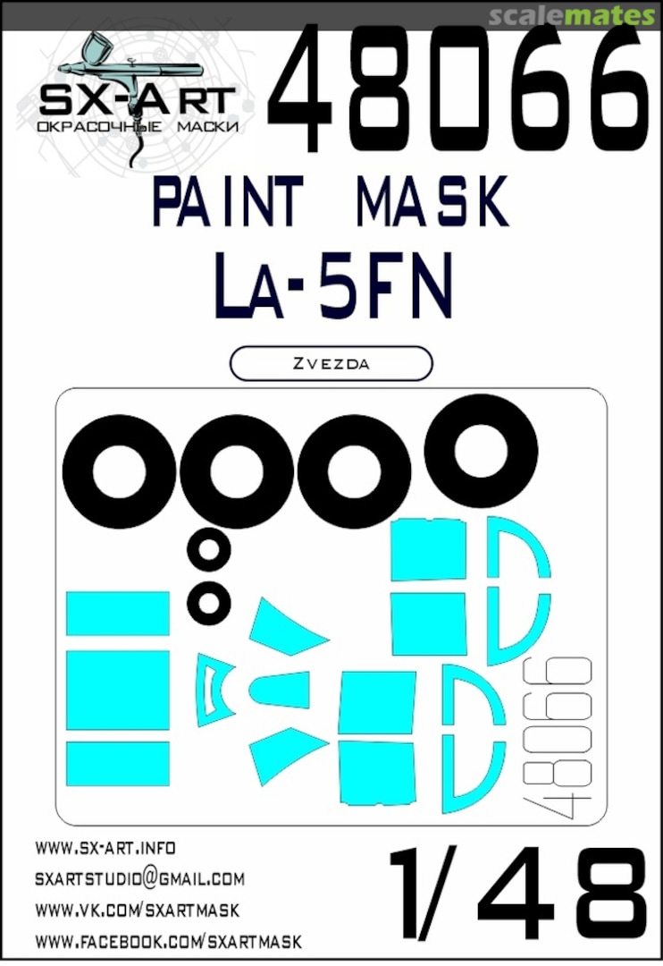 Boxart La-5FN paint masks 48066 SX-Art Boxart La-5FN paint masks 48066 SX-Art
