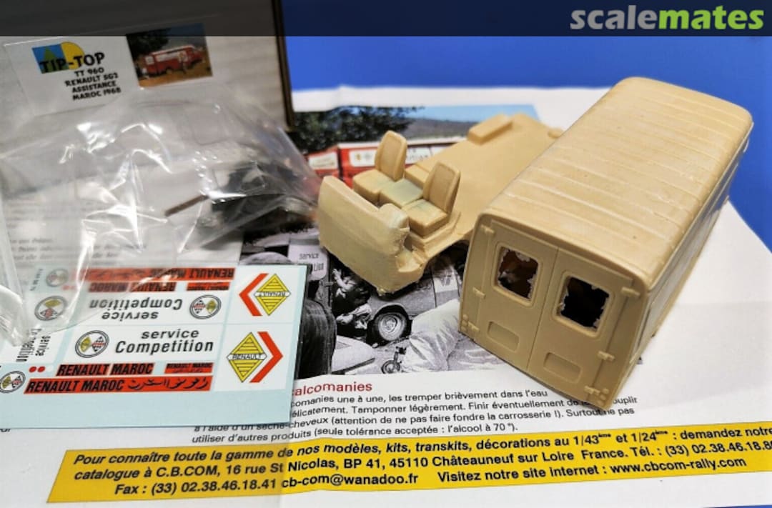 Boxart Renault SG2 [6744 GG 76] "RENAULT service competition" TT960 TIP-TOP