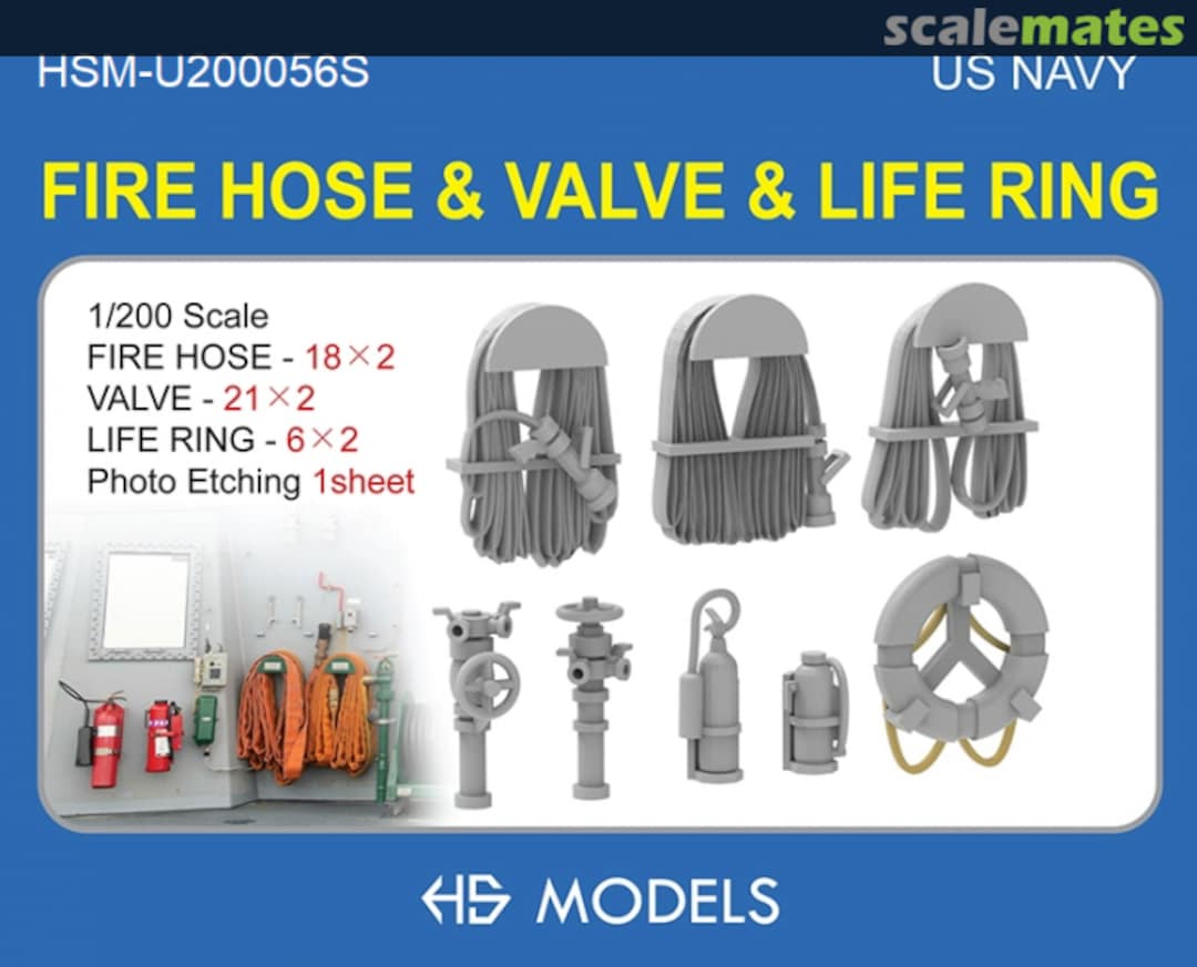 Boxart Fire Hose & Valve & Life Ring Set HSM-U200056S HS Models Boxart Fire Hose & Valve & Life Ring Set HSM-U200056S HS Models