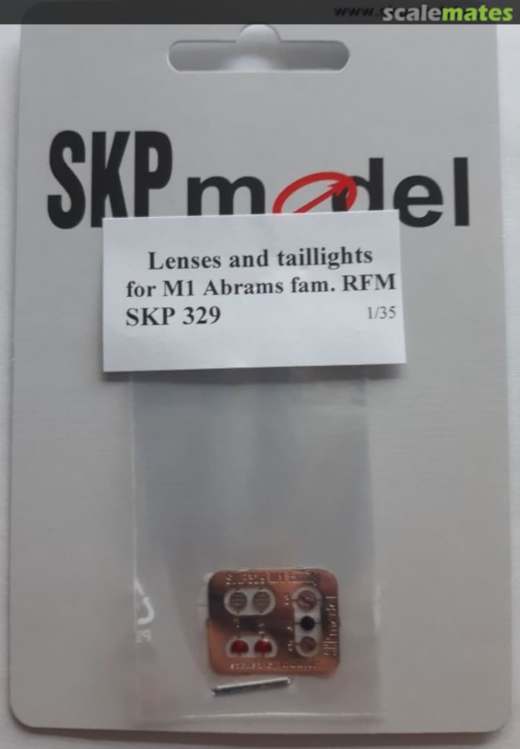 Boxart Lenses and taillights for M1 Abrams family RFM SKP 329 SKP model Boxart Lenses and taillights for M1 Abrams family RFM SKP 329 SKP model