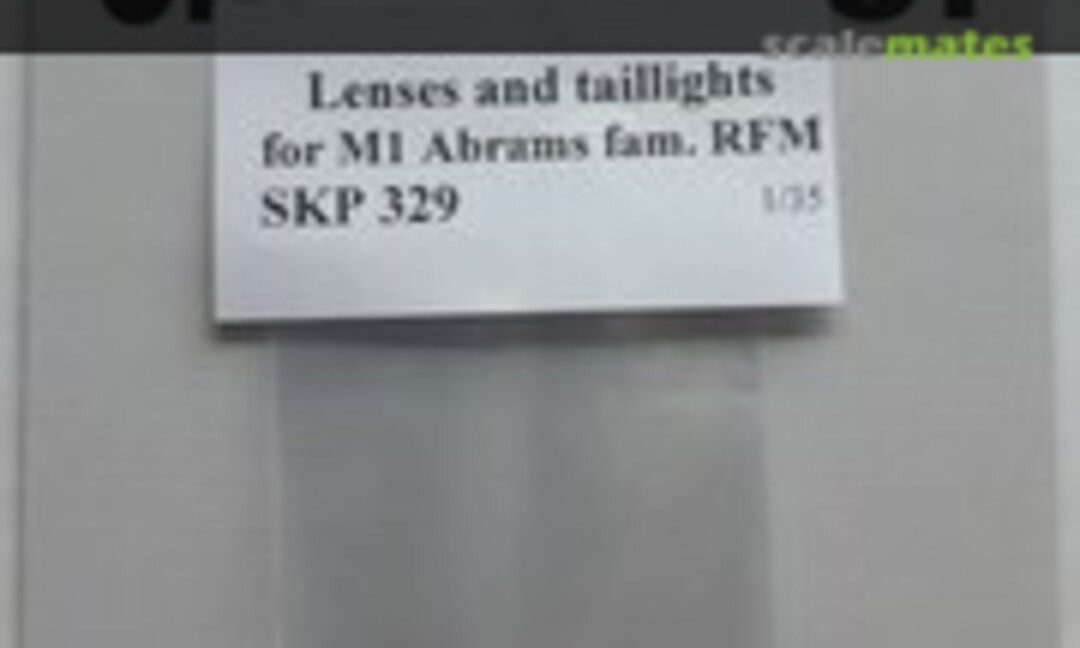 1:35 Lenses and taillights for M1 Abrams family RFM (SKP model SKP 329) SKP 329
