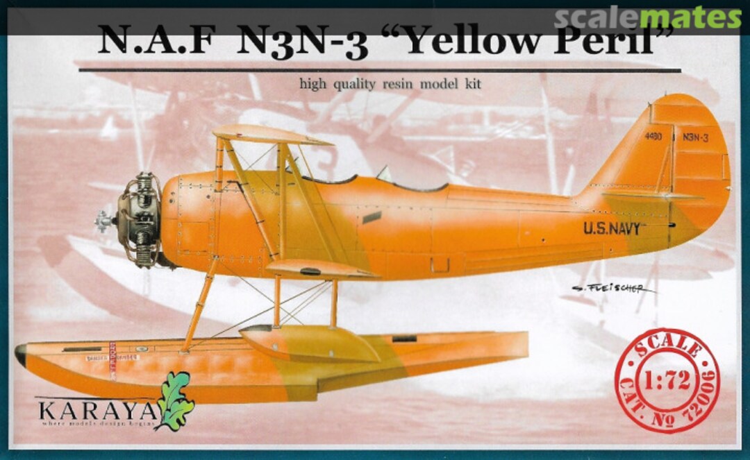 Boxart N.A.F. N3N-3 "Yellow Peril" 72006 Karaya Boxart N.A.F. N3N-3 "Yellow Peril" 72006 Karaya