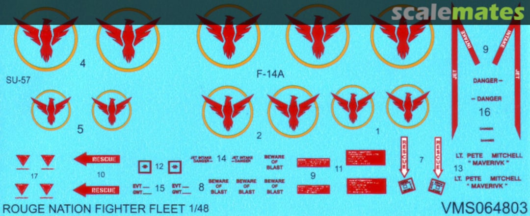 Boxart Rogue nation fighter fleet VMS064803 Veha Maestro Decals Boxart Rogue nation fighter fleet VMS064803 Veha Maestro Decals