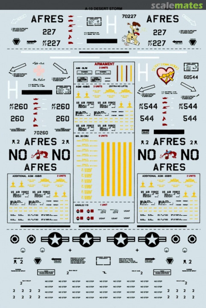 Boxart Desert Storm A-10A Warthogs 48-517 Microscale Boxart Desert Storm A-10A Warthogs 48-517 Microscale