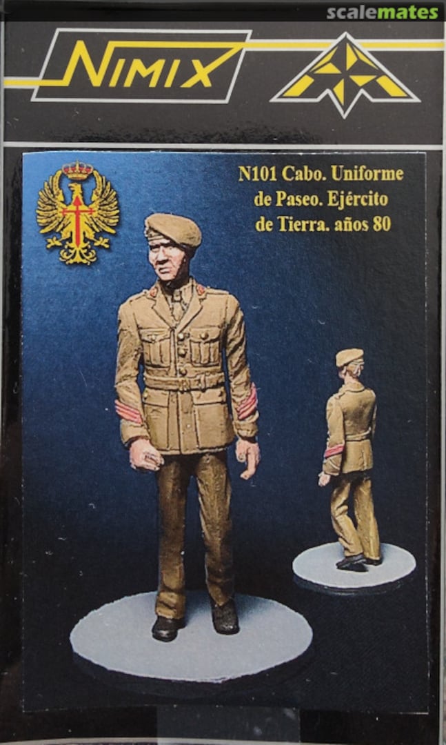 Boxart Cabo Uniforme de paseo. Ejército de Tierra años 80 N101 Nimix Boxart Cabo Uniforme de paseo. Ejército de Tierra años 80 N101 Nimix