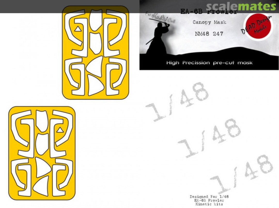 Boxart Grumman EA-6 B Prowler NM48247 DEAD Design Models Boxart Grumman EA-6 B Prowler NM48247 DEAD Design Models