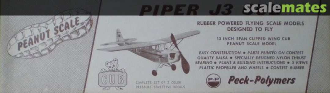 Boxart Piper J3 Cub PP-5 Peck-Polymers Boxart Piper J3 Cub PP-5 Peck-Polymers