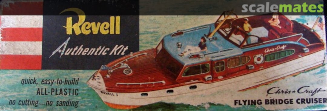 Boxart Chris Craft Flying Bridge Cruiser H-302 Revell/Lodela Boxart Chris Craft Flying Bridge Cruiser H-302 Revell/Lodela