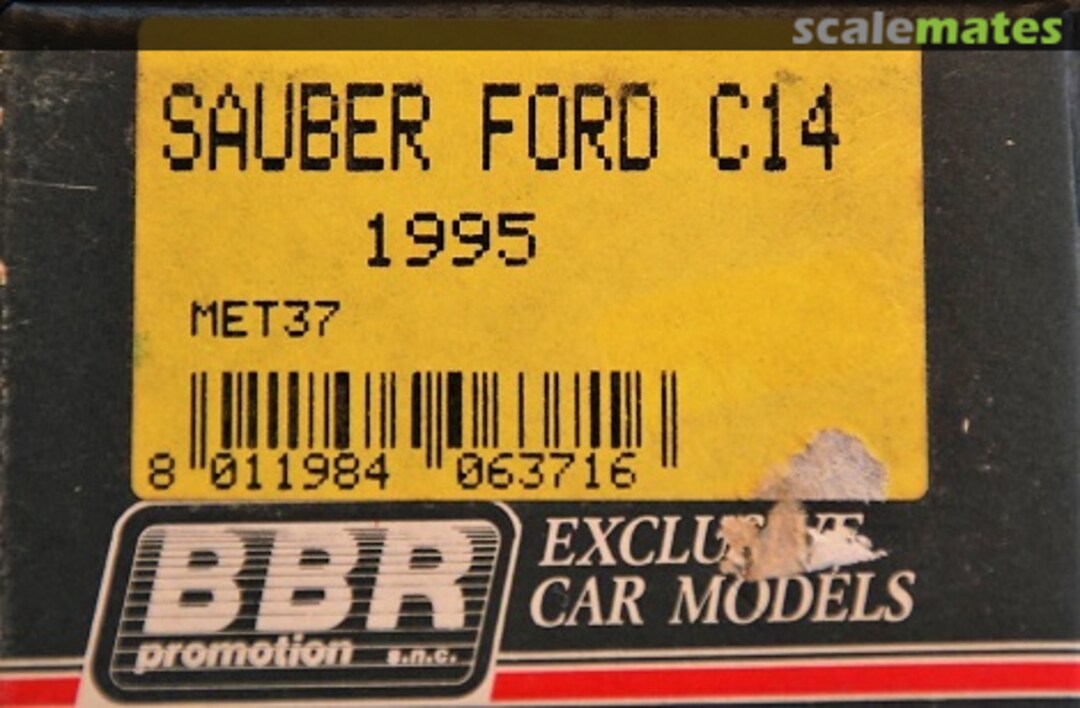 Boxart Sauber-Ford C14 "Red Bull" MET37 BBR Boxart Sauber-Ford C14 "Red Bull" MET37 BBR