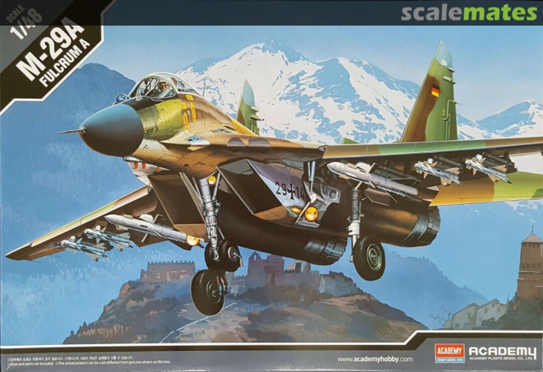 Boxart M-29A Fulcrum A 12263 Academy