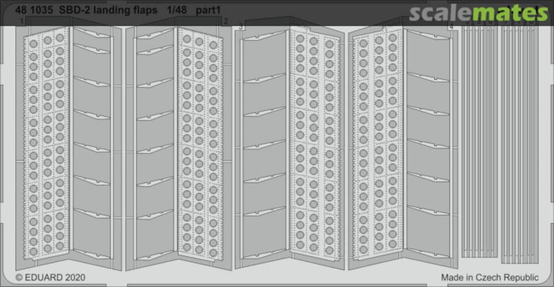 Boxart SBD-2 landing flaps ACADEMY 481035 Eduard Boxart SBD-2 landing flaps ACADEMY 481035 Eduard