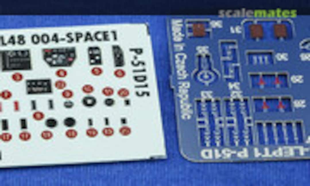 1:48 P-51D-15+ (3D interior decals) (Eduard 3DL48004)