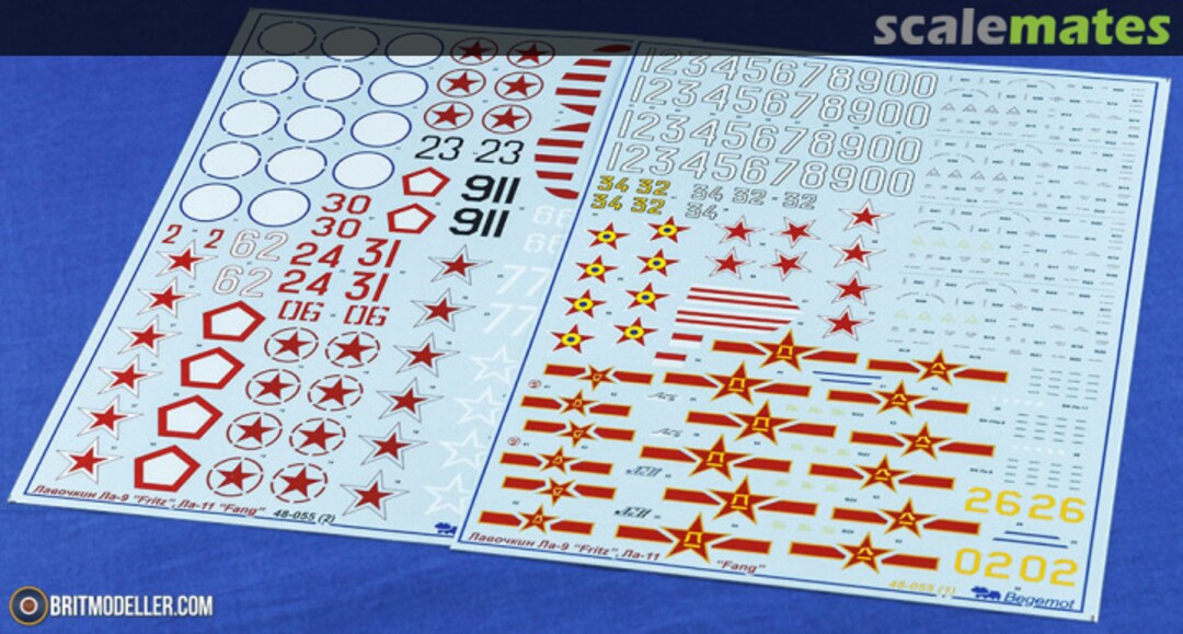 Boxart Lavochkin La-9 “Fritz”, La-11 “Fang" 48-055 Begemot Boxart Lavochkin La-9 “Fritz”, La-11 “Fang" 48-055 Begemot