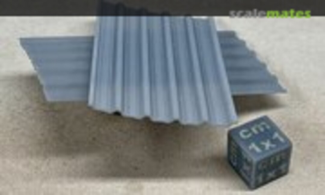 1:35 Steel tile - trapezoidal - 2 meters (EMP3d 35151008) 35151008