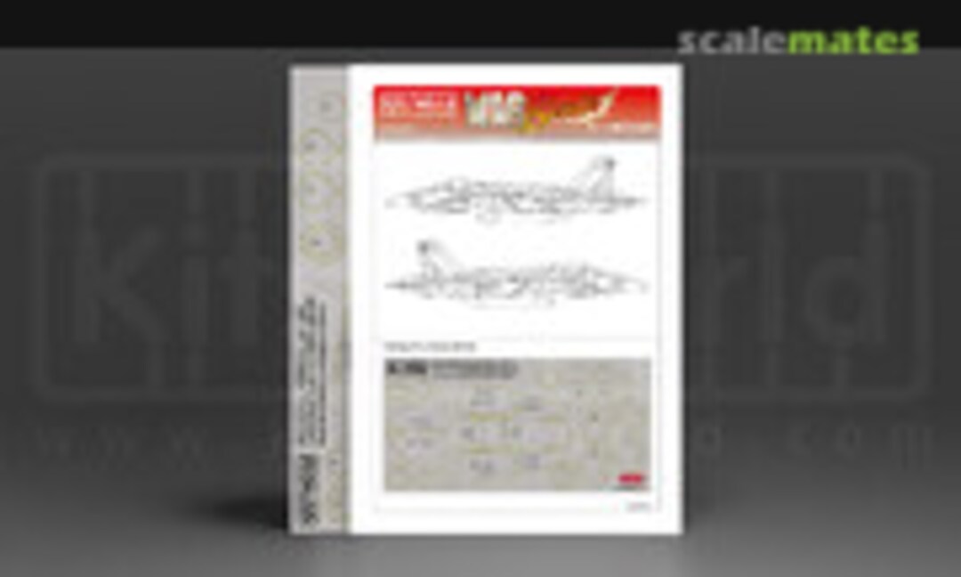 1:48 McDonnell Douglas F/A-18A/C glazing and wheel mask set (Kits-World KWM481051) KWM481051