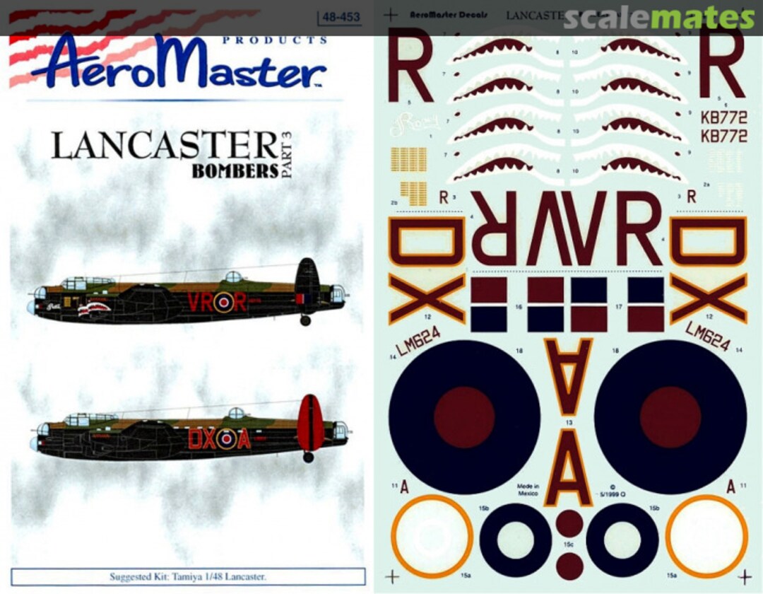 Boxart Lancaster Bombers Part 3 48-453 AeroMaster Boxart Lancaster Bombers Part 3 48-453 AeroMaster