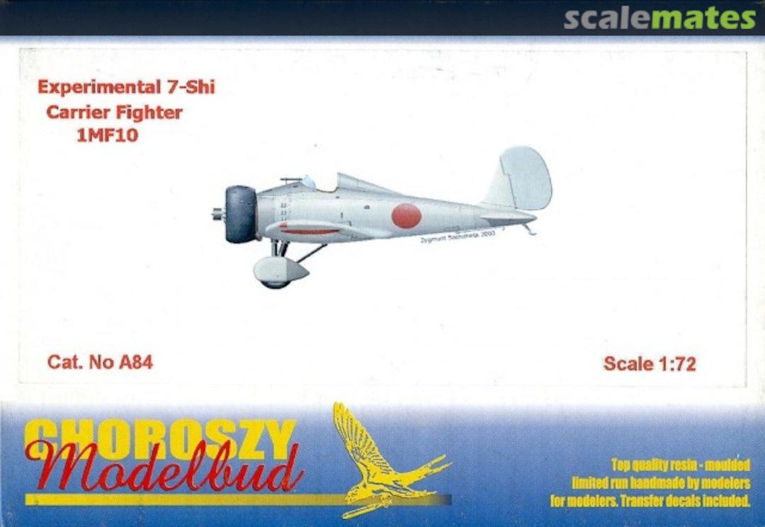 Boxart Experimental 7-shi Carrier Fighter 1MF10 A84 Choroszy Modelbud Boxart Experimental 7-shi Carrier Fighter 1MF10 A84 Choroszy Modelbud