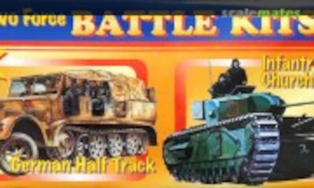 1:72 German Half Track / Infantry Churchill Tank (Padgett Bros. 6820)
